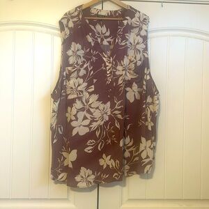 Torrid Harper tank blouse.  Mauve-ish color.  Plus size 6 (30/32)